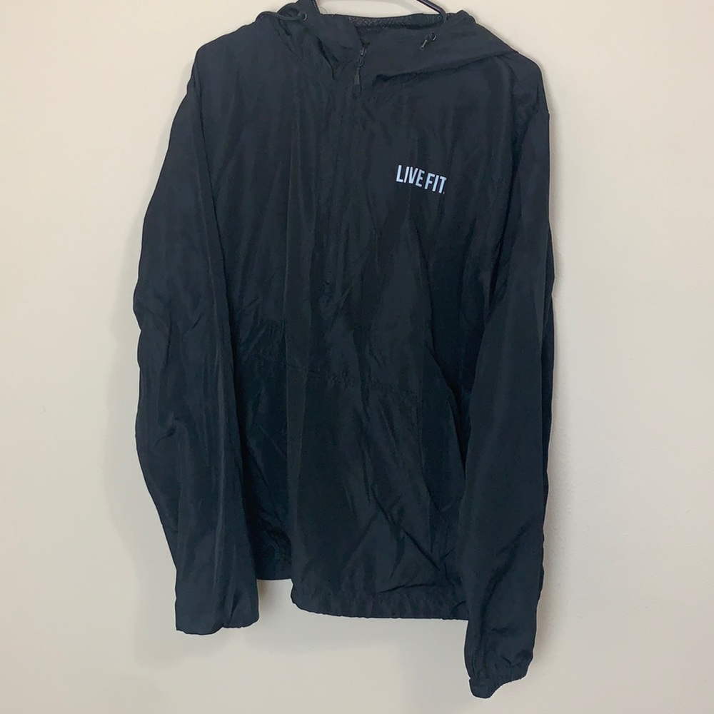 Livefit hooded windbreaker